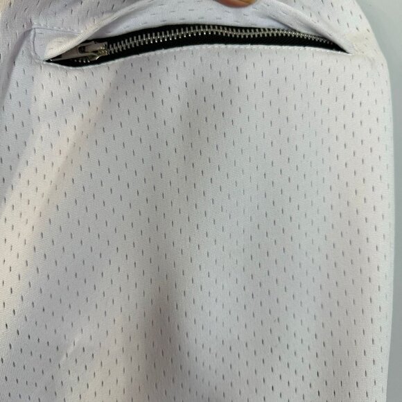 SNKR HEAD Cut & Sew Party & Bullsh*t White Zipper Pocket Shorts - Picture 8 of 9